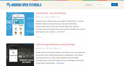 Desktop Screenshot of androidopentutorials.com
