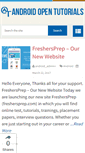 Mobile Screenshot of androidopentutorials.com